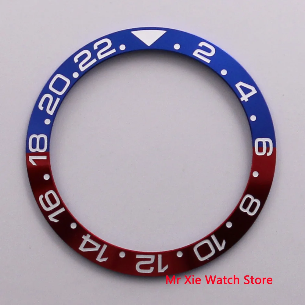 38mm Titanium Ceramic bezel ring two-tone fit 40mm automatic GMT watches | Наручные часы