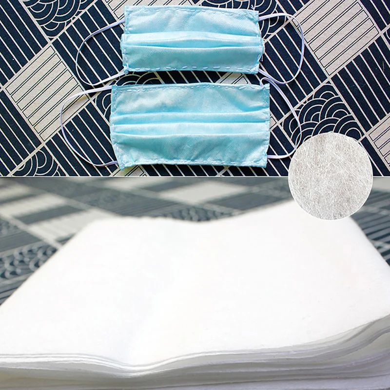 Одноразовая ткань из мелтблауна 20 30 50 м Нетканая маска фильтр для маски