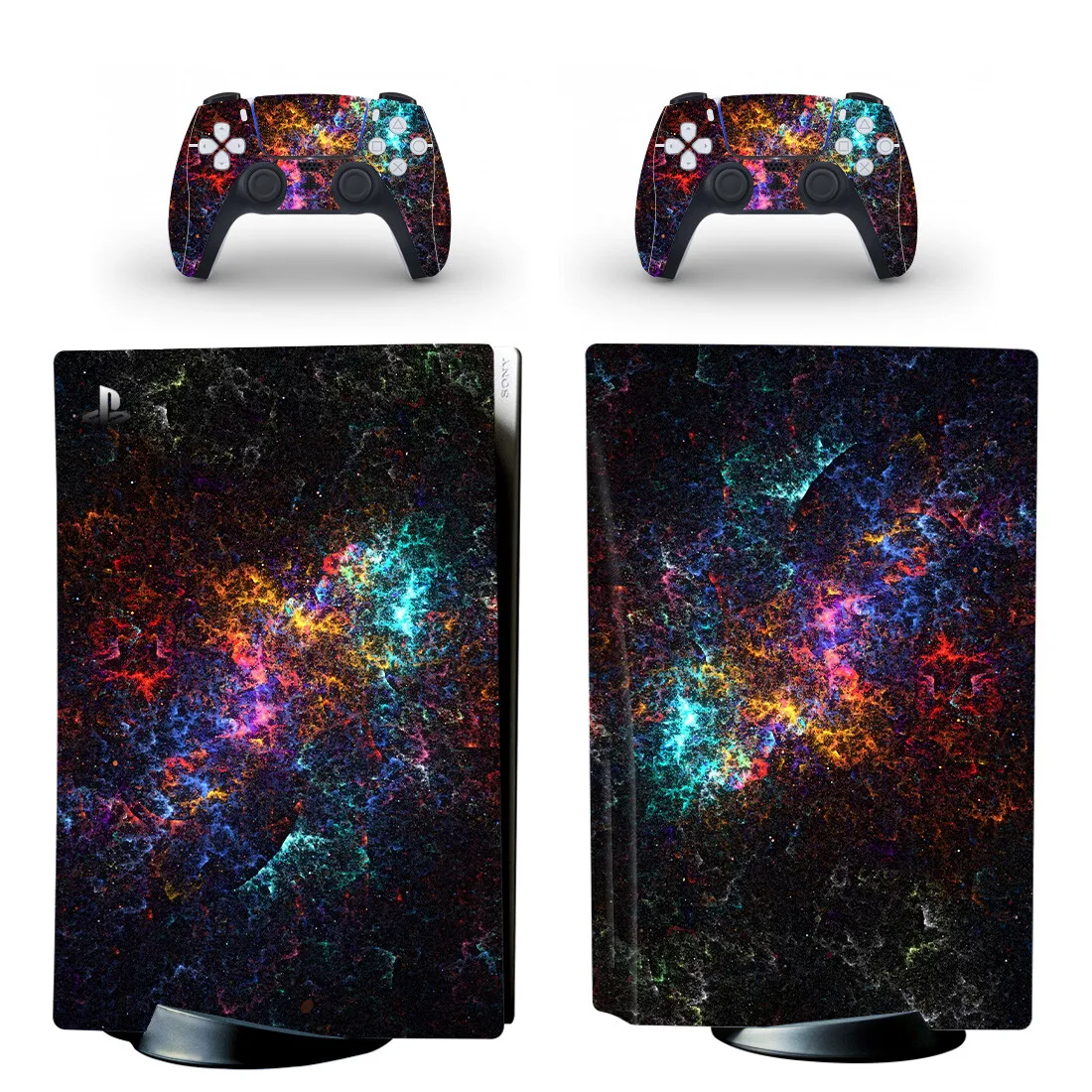 

Starry Sky Cloud PS5 Disc Skin Sticker Cover for Playstation 5 Console & 2 Controllers Decal Vinyl Protective Disk Skins