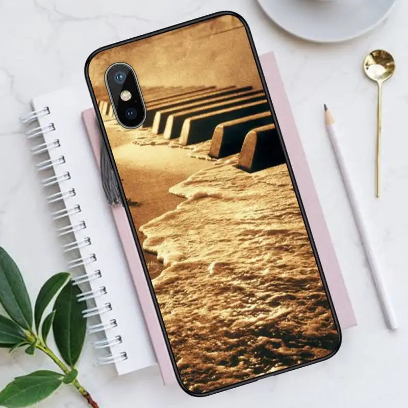 

Piano music Musical instrument Phone Case for iPhone 11 12 pro XS MAX 8 7 6 6S Plus X 5S SE 2020 XR shell funda coque