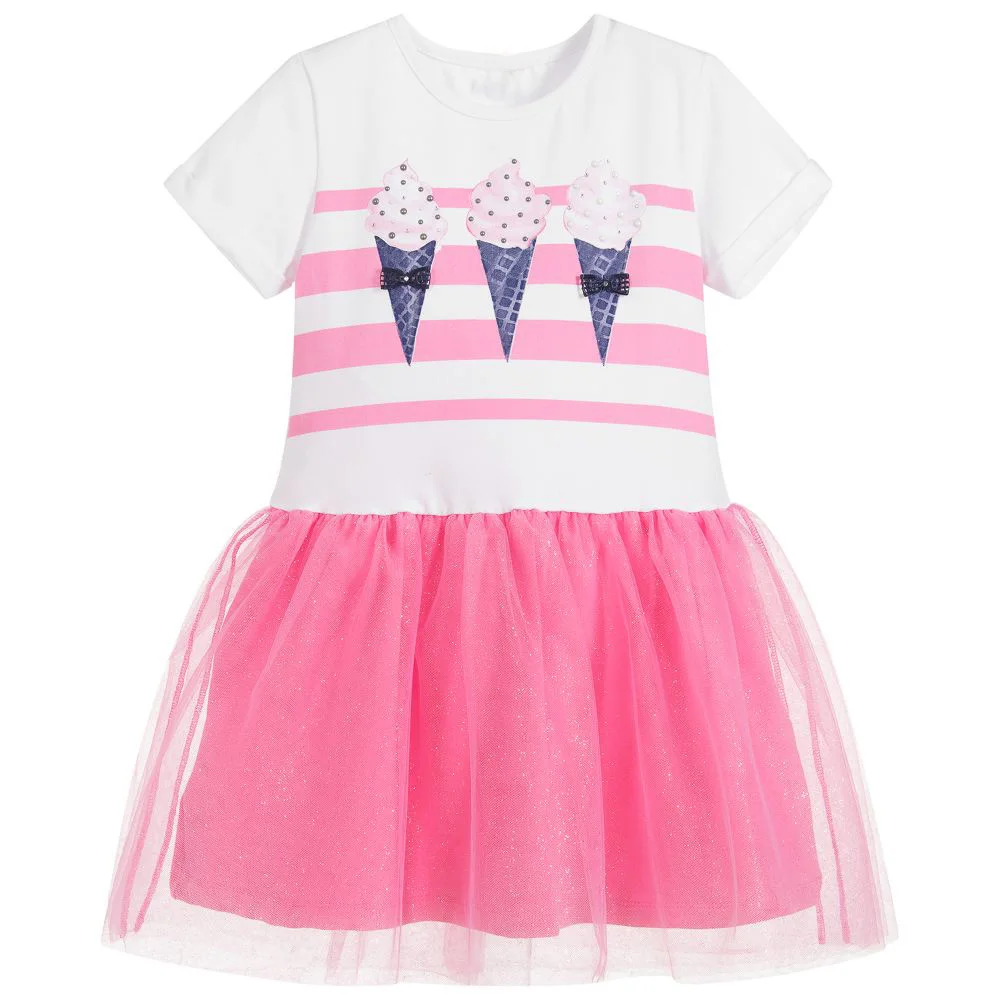 Платье с рисунком единорога для девочек хлопковое платье животных | Детская