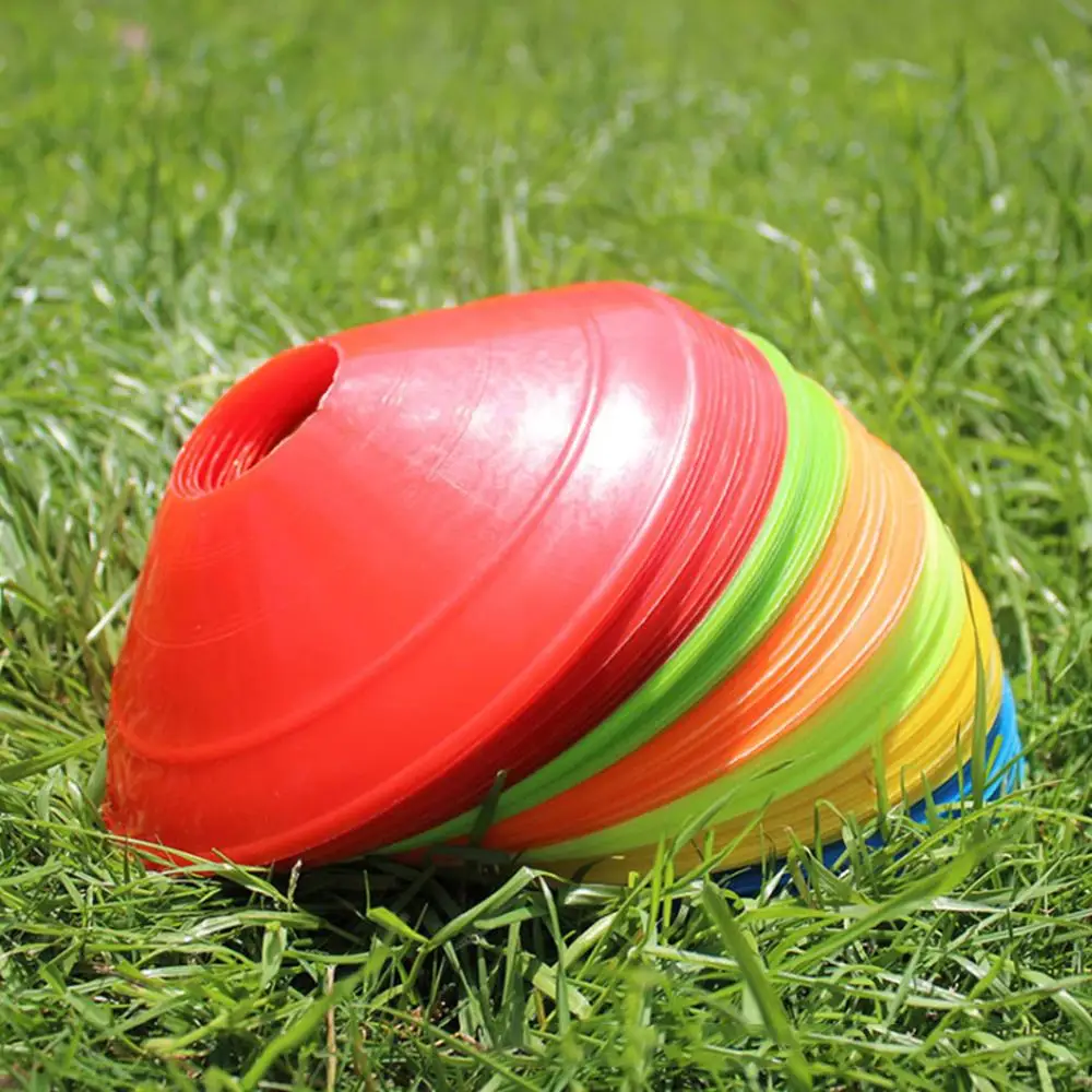 10 шт./компл. футбольный тренировочный знак плоское давление упорные конусы