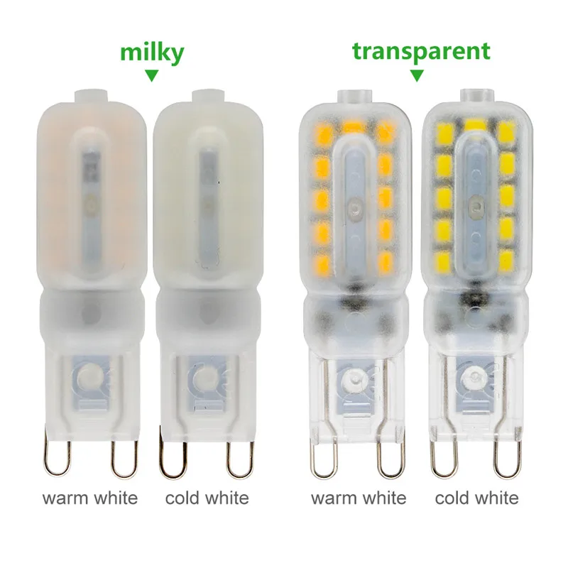NDTUSMZ G9 мини светодиодная лампа 2835SMD кукурузная 2800 6500K g9 led 220v лампочсветильник