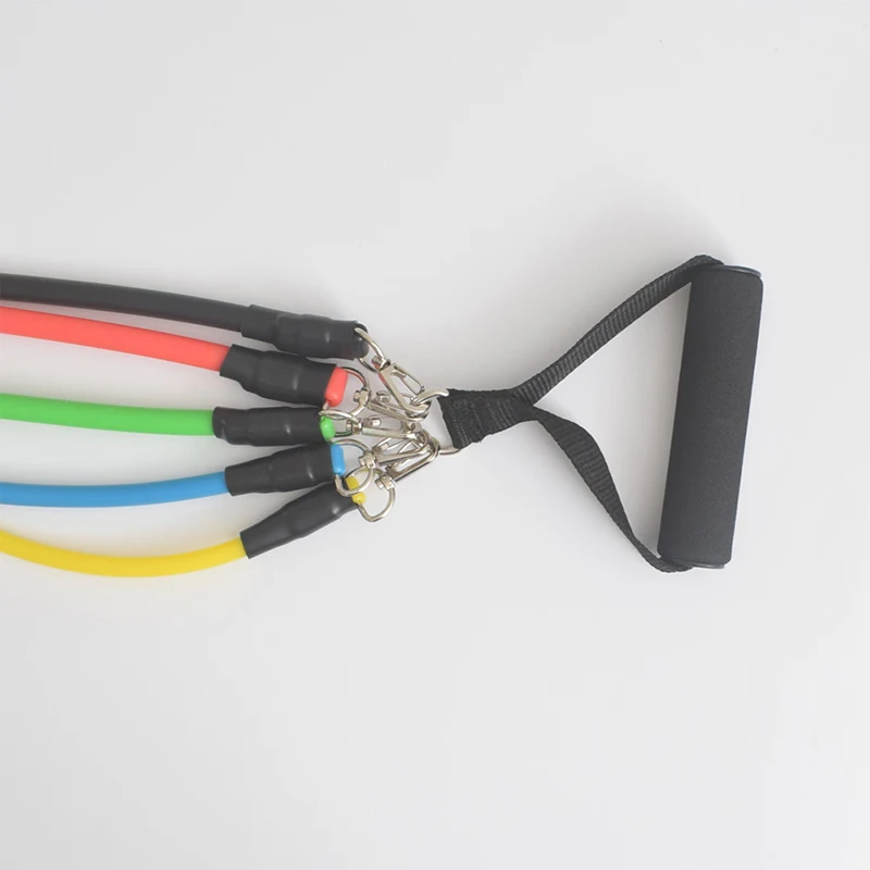 

11 Piece Resistance Bands Set Expander Muscle Weight Training Device Elastic Rubber Band Stretch Training Yoga Fitness Equipment