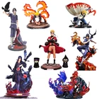 Экшн-фигурка из коллекции персонажей Naruto Shippuden GK, аниме фигурка рус, проклейка, Учиха, я люблю Ло, Саске Какаси, модель