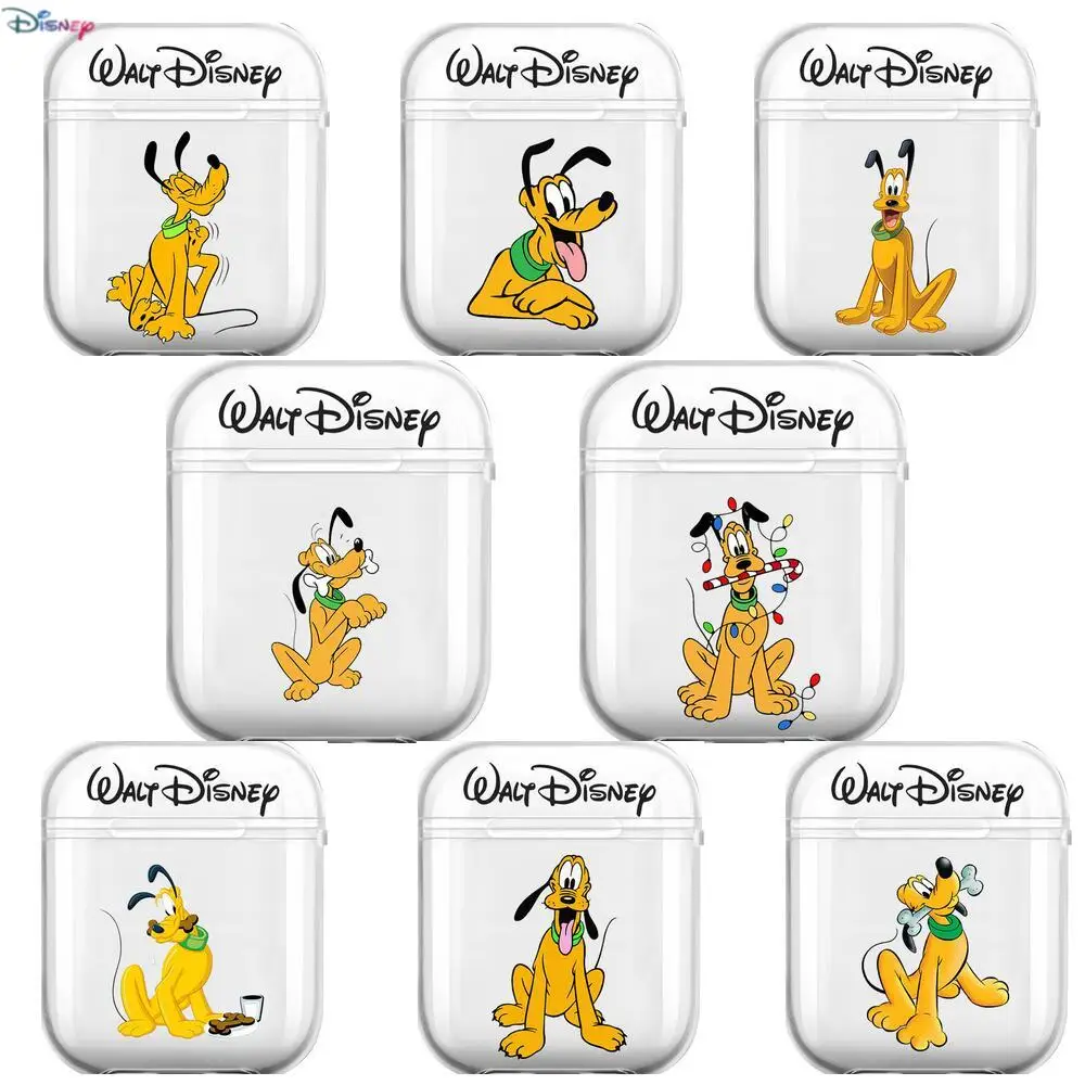 

Disney's new authentic Pluto Soft Silicone Cases For Airpods 1/2 Protective Bluetooth Wireless Earphone Cover For Air Pods Char