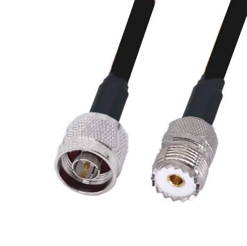 

N Male to UHF PL259 Female Connector 5D-FB 50-5 Coaxial Low Loss Cable RF Adapter Cable 50Ohm