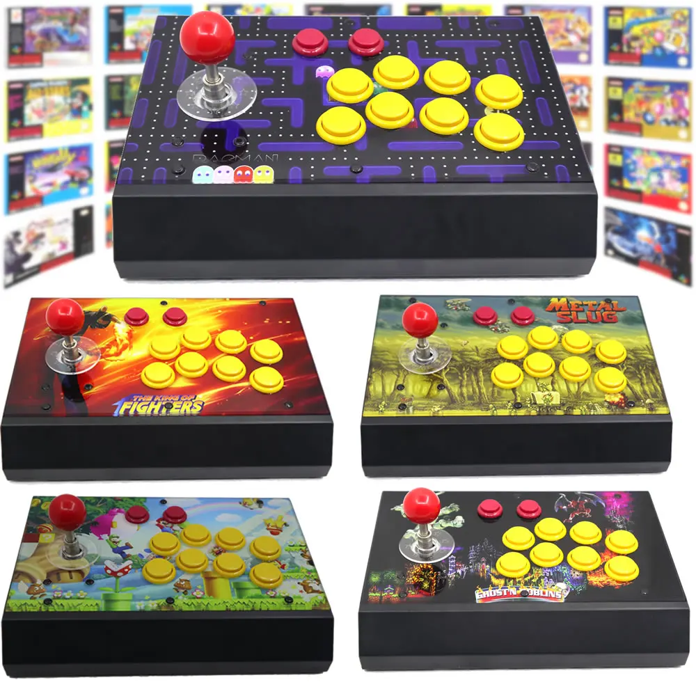 RAC S300 Ретро аркадная Игровая приставка с джойстиком Боевая палка металлический