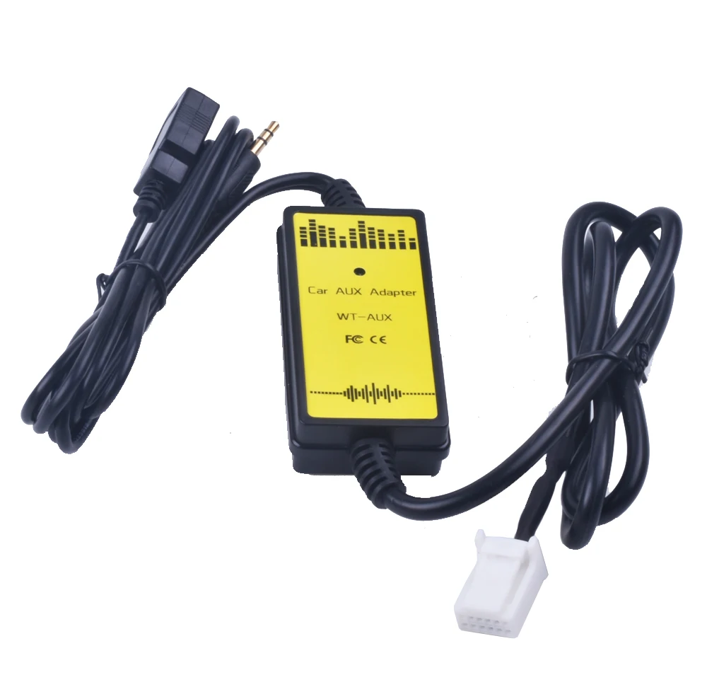 

Car CD Adapter MP3 Audio Interface AUX USB Adapter SD 2x6P Connect CD Changer for Toyota Sequoia Sienna Tacoma Yaris for Lexus