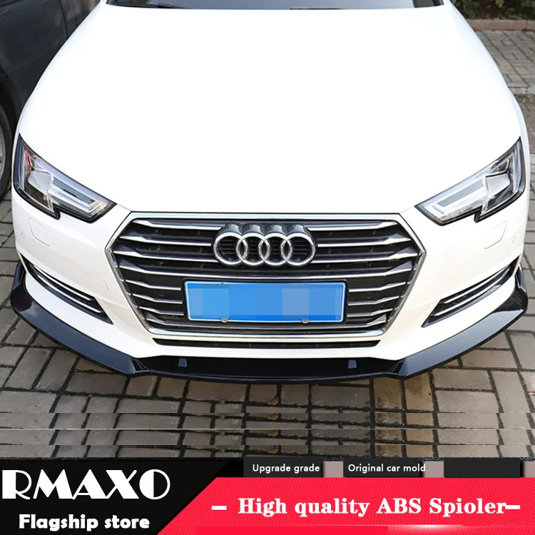 Для Audi A4 ABS задний бампер диффузор протектор для 2016 2019 корпус комплект передний