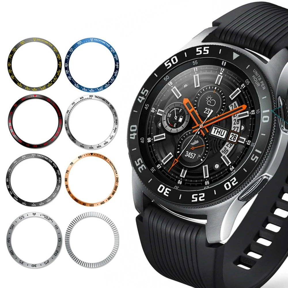 Металлический чехол для Samsung Galaxy Watch 46 мм/42 мм Gear S3 Frontier/Classic Sport клейкая крышка