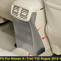 protector for nissan x trail t32 rogue 2014 2015 2016 stainless steel rear storage box anti kick panel cover trim