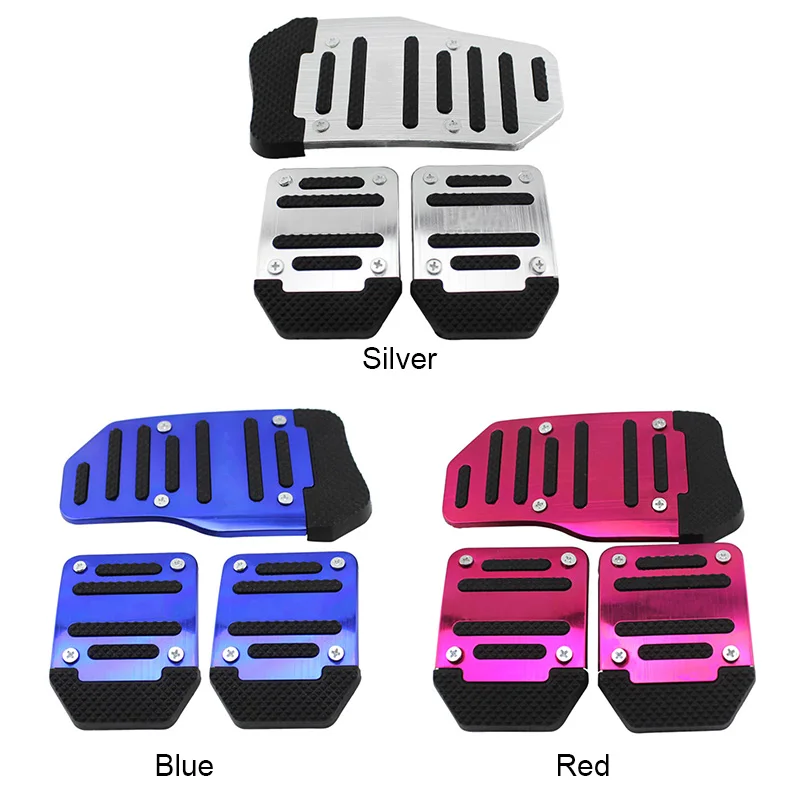 3 шт./компл. Универсальный Алюминий механической трансмиссией Non-Slip обкладки