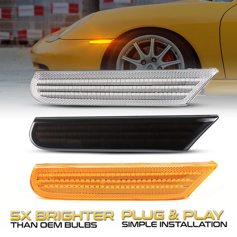 2 шт. динамические лампы для указателей поворота Porsche 911 996 Carrera Turbo Targa Boxster 986 |