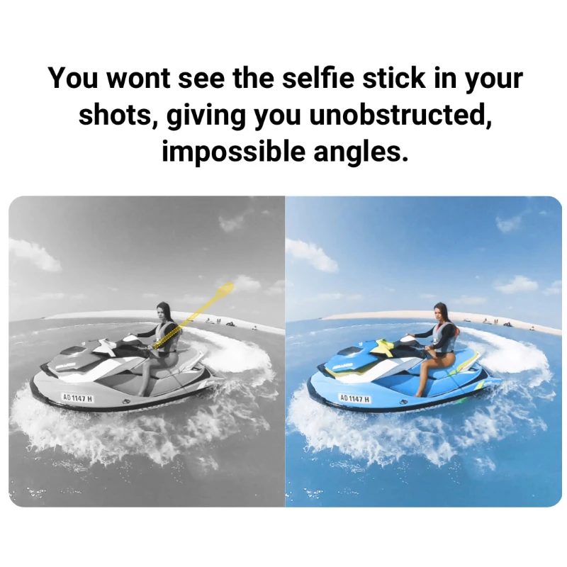 Insta360 ONE X2 1.2M Invisible Selfie Stick Compatibility With X2/ONE R/ONE X/ONE | Электроника