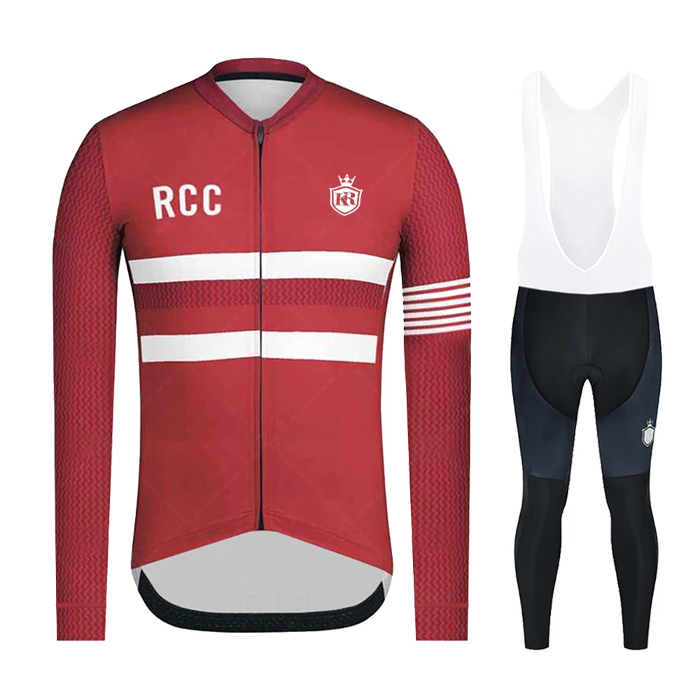 

New for 2020 RCC Go Professional Men Quick Dry Long Sleeve Clothing Men Mountain Cycling Jersey Sets Bikes Men