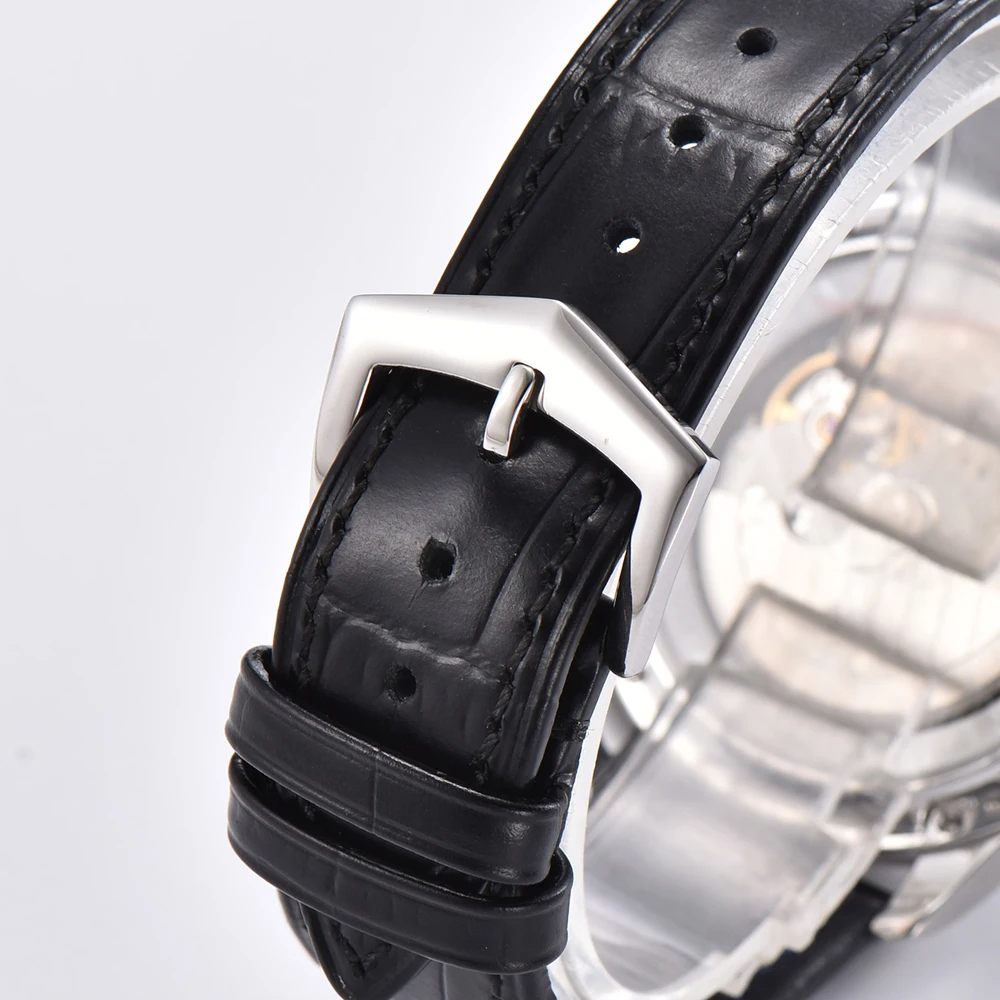 Автоматические механические Corgeut мужские часы из нержавеющей стали запасная