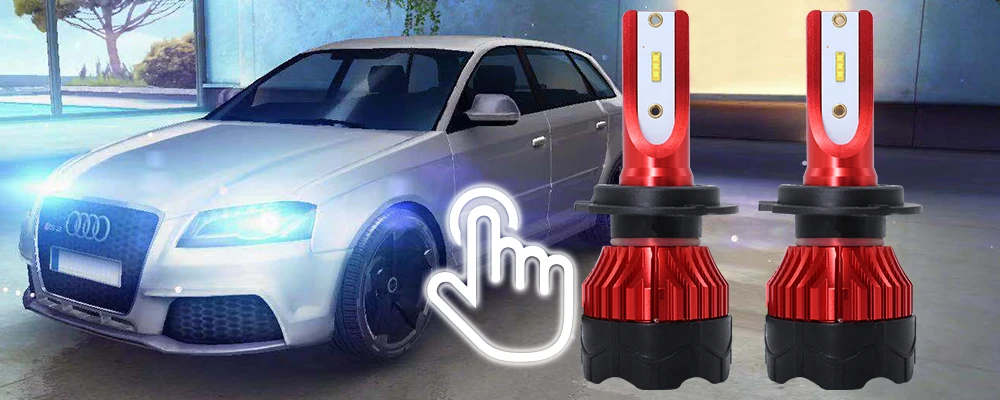 HAOSJ H7 светодиодный автомобильный светильник H4 Светодиодный лампочки для авто 55W 12V 12000LM 6000K 8000K 4300K 3000K H11 светодиодный противотуманные фары h3 hb4 h1