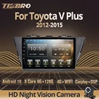 Автомагнитола Tiebro 2DIN Android 10,0 для Toyota V Plus Prius Alpha LHD 2012-2015 автомобильный мультимедийный плеер GPS навигация видеоплеер