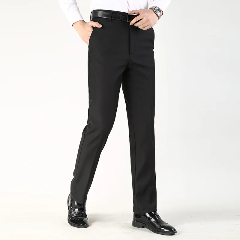 Зимние новые черные темно синие плюшевые эластичные брюки с высокой талией