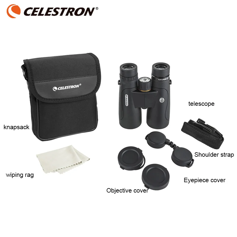 Бинокль Celestron Nature DX 8X42 ED 10X42 высокой мощности телескоп с функцией ночного видения