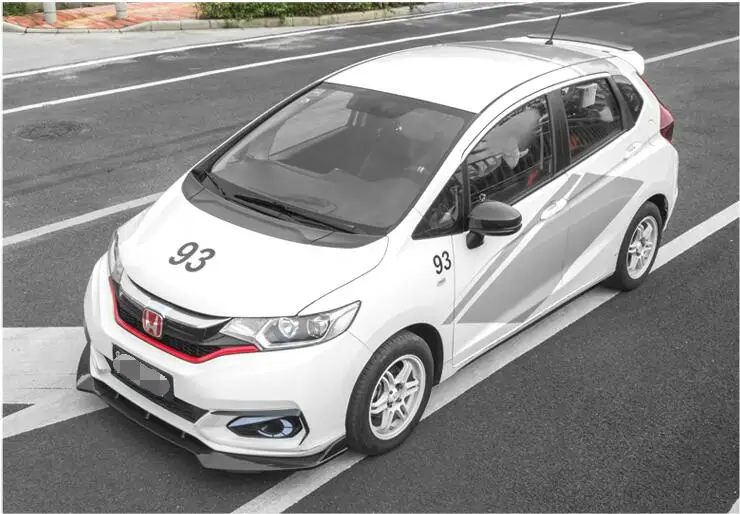 Для Honda FIT JAZZ комплект спойлера 2018-2019 для ABS задняя губа задний спойлер передний