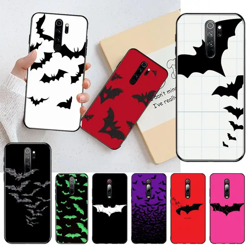 HUAGETOP Goth Vampire Bat Готический гранж DIY чехол для телефона Redmi Note 9 8T 8A 7 6 6A Go Pro Max