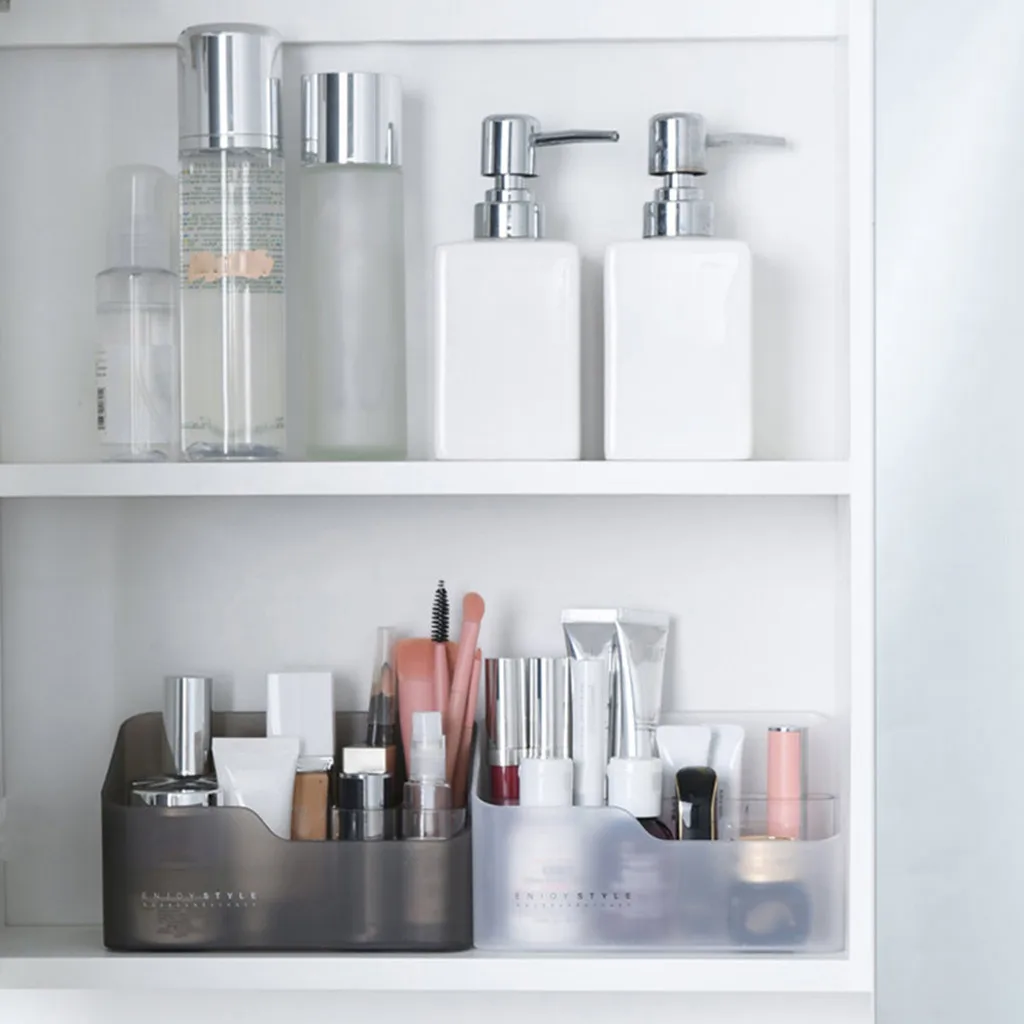 Makeup Organizer Make Up Brush Storage box Cosmetics Storage Container Table Skin Care Rack Storage case Jewelry Storage Box