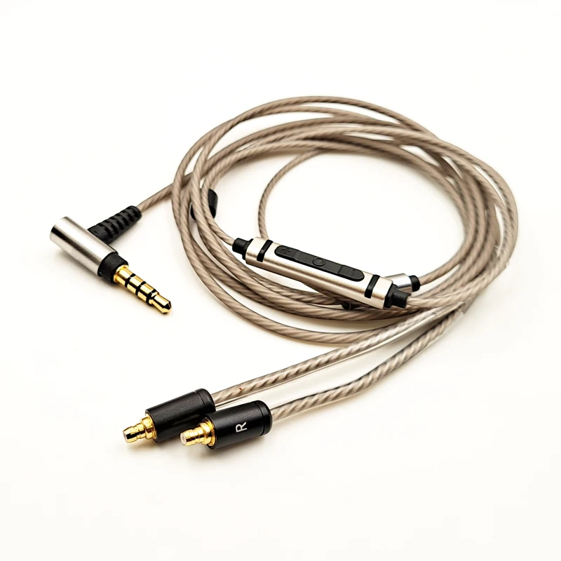 Новинка кабель для наушников Sennheiser IE100 IE400 IE500 100% высокочистый посеребренный