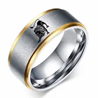 12 зодиакальное кольцо Овен, Телец Gemini Рак Virgo Libra Scorpius sagitстрелец Capricornus свадебные кольца из нержавеющей стали