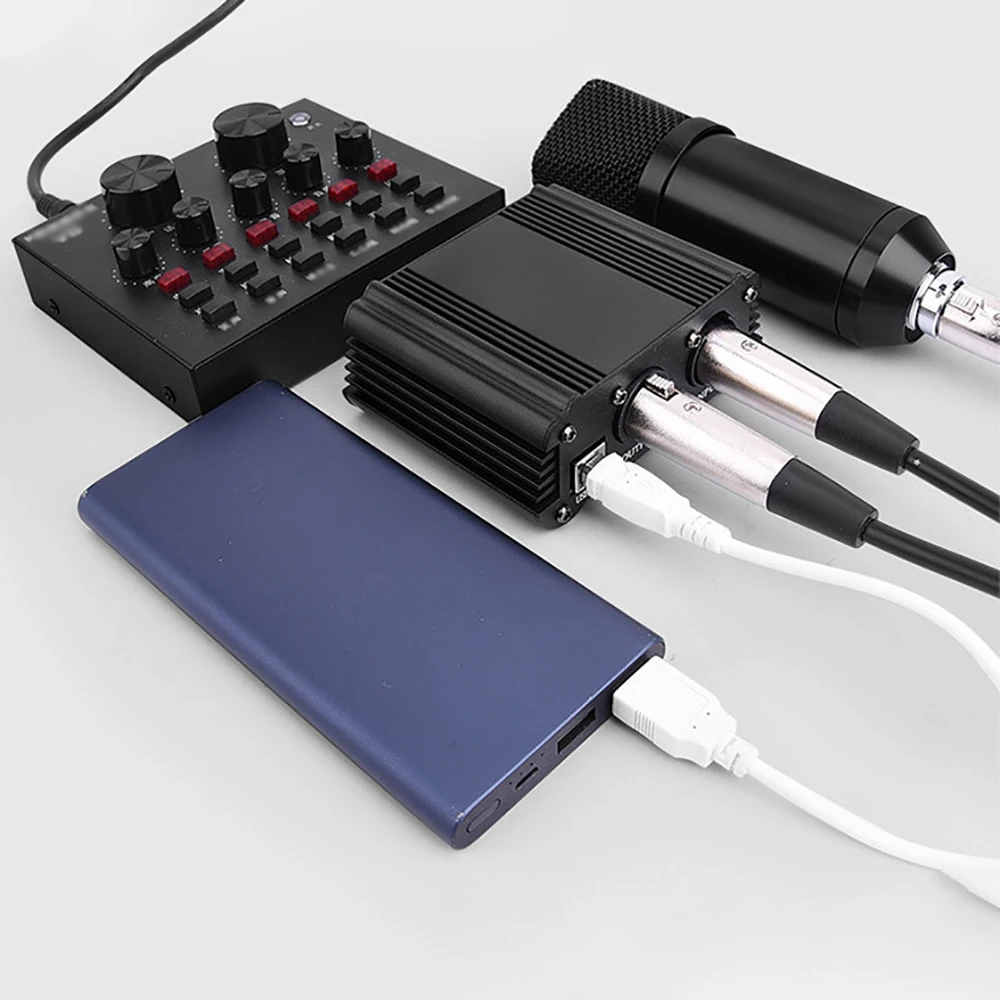 1 канальный 48V USB Phantom Питание 5 футов кабель XLR Сделано в Китае для 3Pin микрофонный