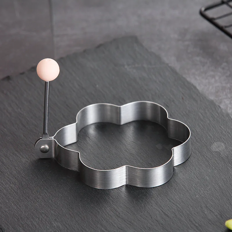 

Stainless steel fried egg mold fried egg model creative love lunch Breakfast Poached egg round non-stick fried egg device