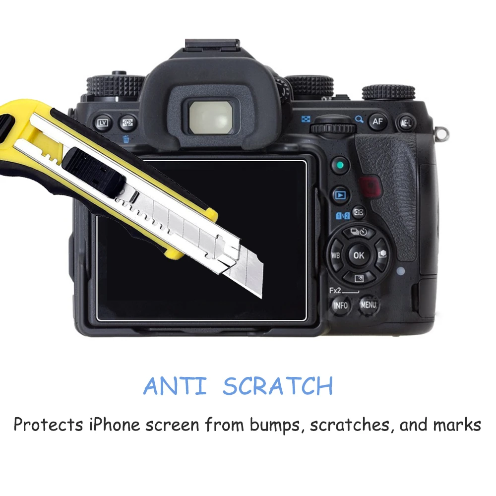 2Pcs For Pentax K1 K-1 Mark II KP K-S2 K-70 KS2 K70 K-3 K3 K-5 K-5IIs K-01 Q10 645Z Camera Protective Film Tempered Glass - купить по