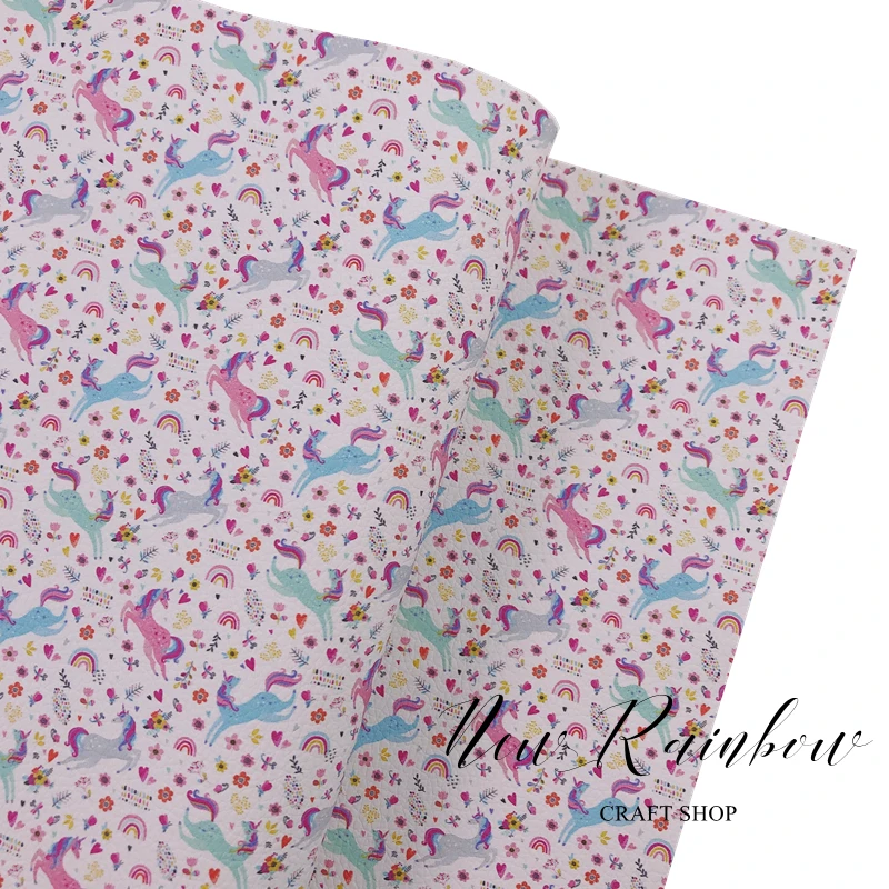 Простыня детская из искусственной кожи с принтом единорога 30x22 см - купить по