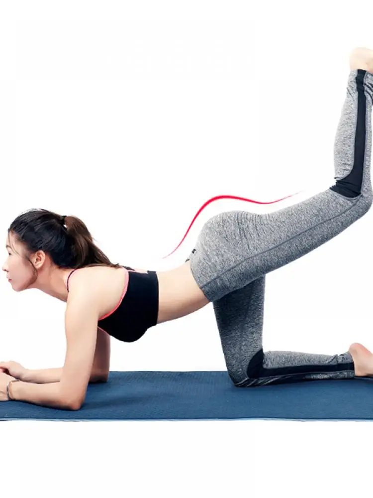 

New Stretch Stretch Fitness Belt Figure Eight Resistance Band Yoga Pull Belt Body Shaping Pull Rope Silicone