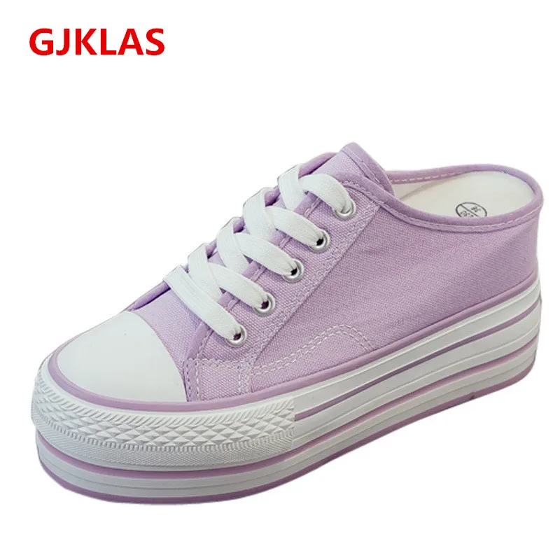 

Canvas Shoes for Women Platform Wedge Sneakers Slippers High Heels Women Chunky Sneakers New Trainers Shoes Plataformas Mujer