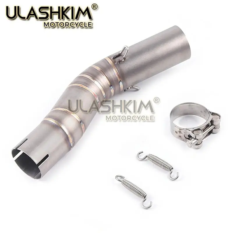 Мотоцикл Полная система глушитель выхлопной трубы среднего звена скольжения для
