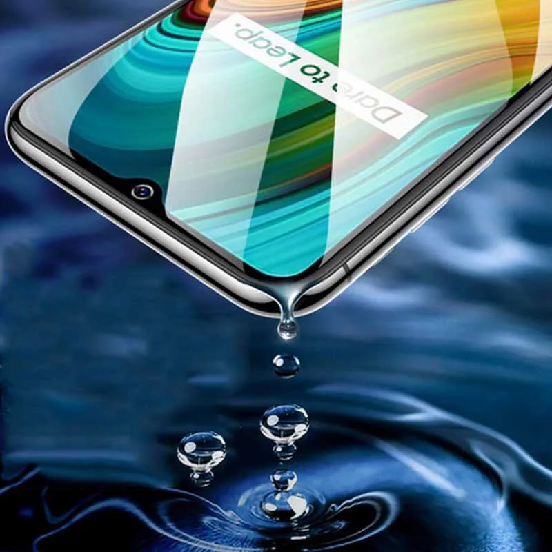 3D полное клеевое закаленное стекло для OPPO Realme C3 C21Y покрытие 9H Защитная пленка