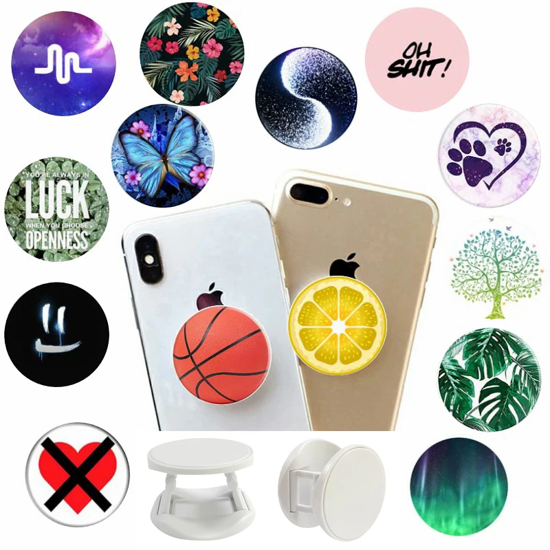 Популярный держатель для телефона Выдвижной Карманный подставка с цветным