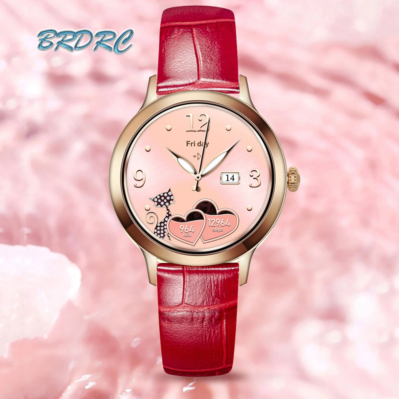 Часы наручные женские с функцией измерения сердечного ритма динамические