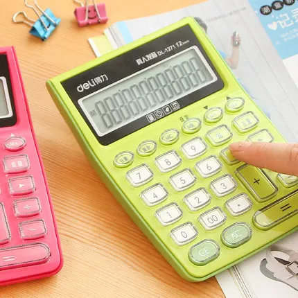 Voice Calculator plastic Big buttons computer 12 digits free shipping