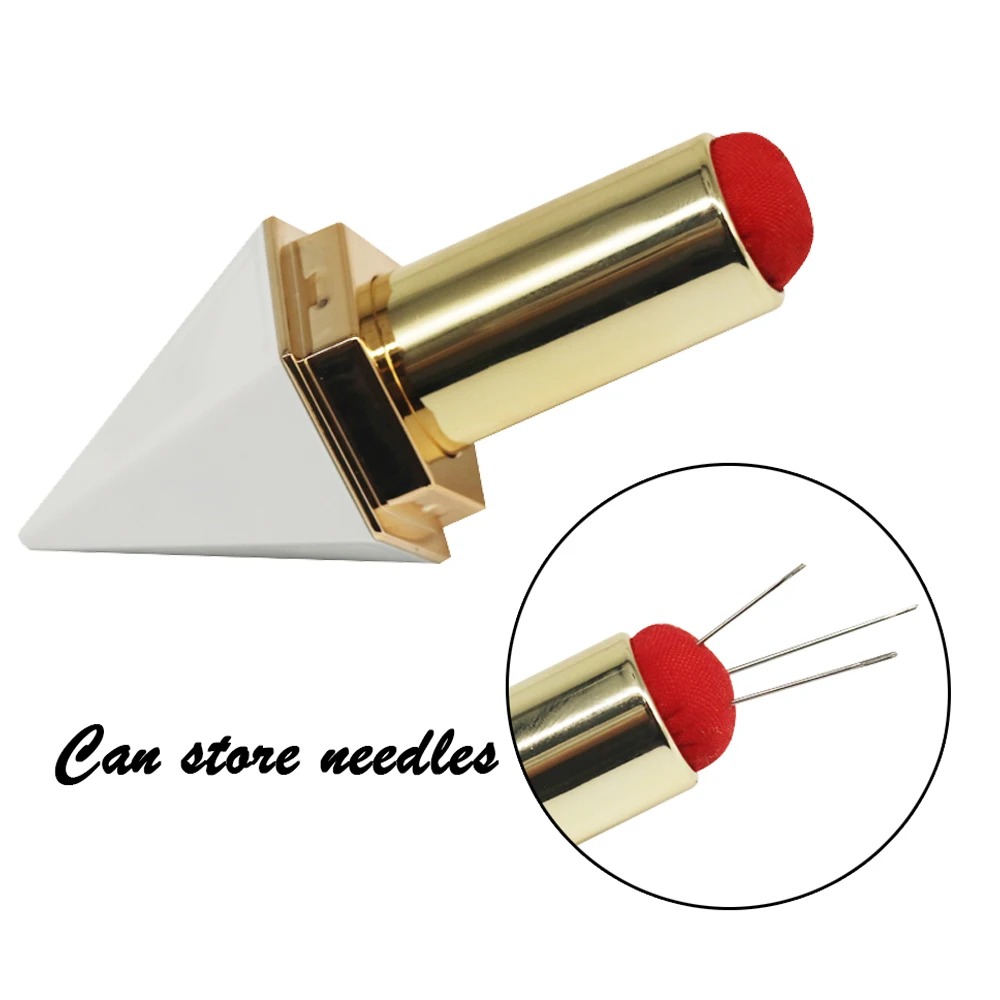 Выдвижная помада дизайн иглы игольница держатель для ручного шитья игла чехол