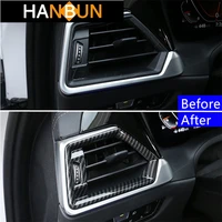 car dashboard side air vents decoration frame cover trim stickers for bmw 3 series g20 g28 2020 lhd interior accessories