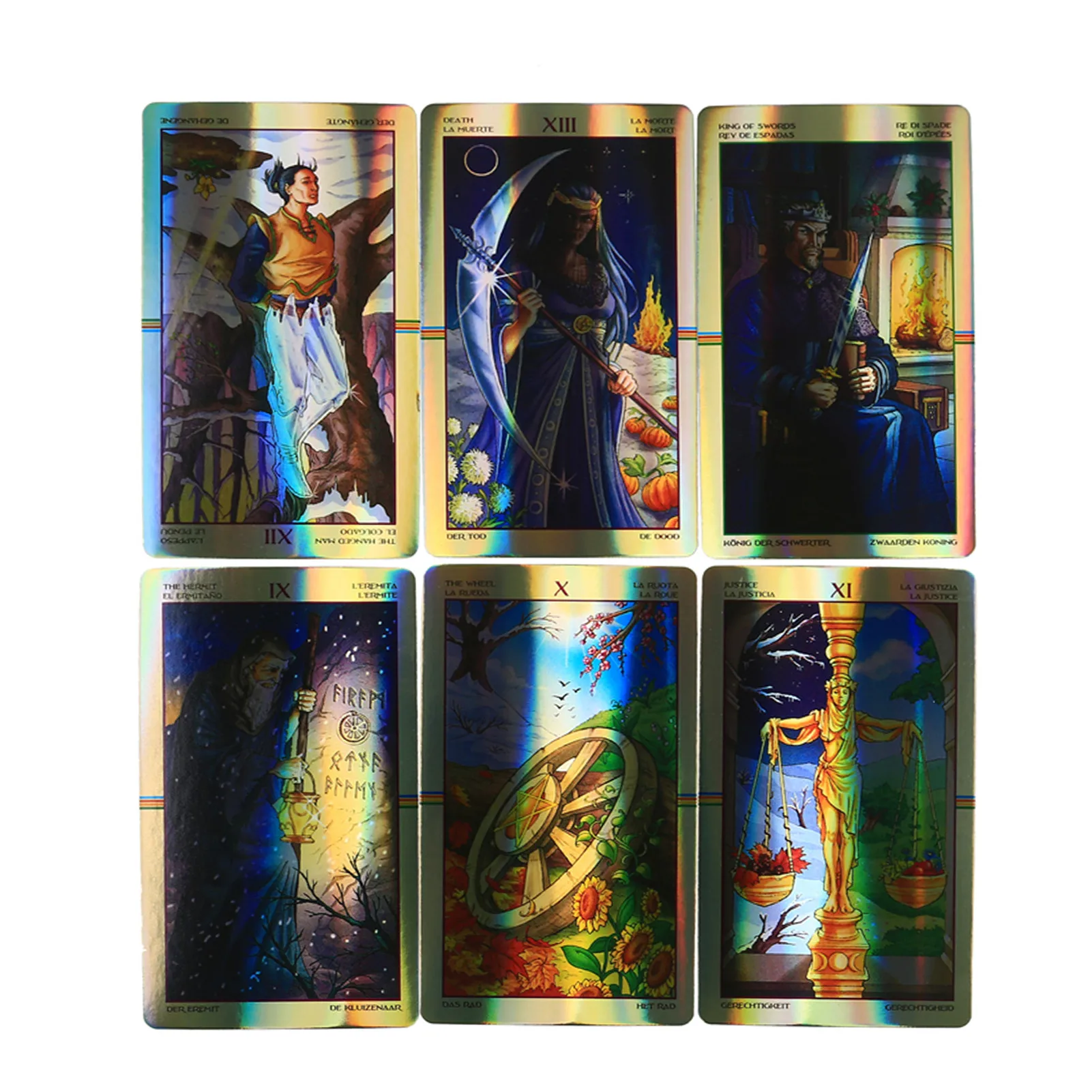 Oracle карты Таро колесо года доски палубы игры Palying карт колода Настольная игра для