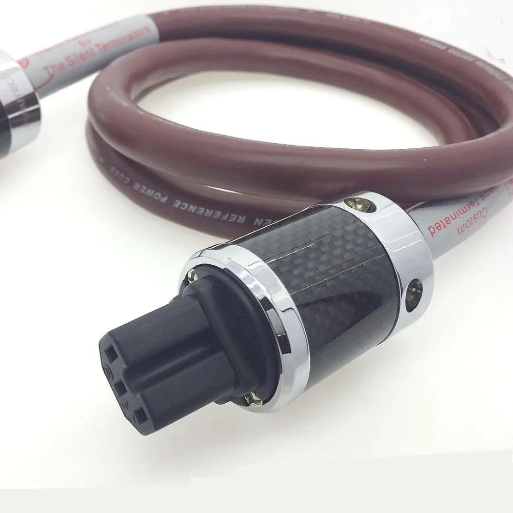 HIFI Cardas Золотой ссылка DIY шнур питания США углеродного волокна FI-50M (R) и FI-50 разъем |