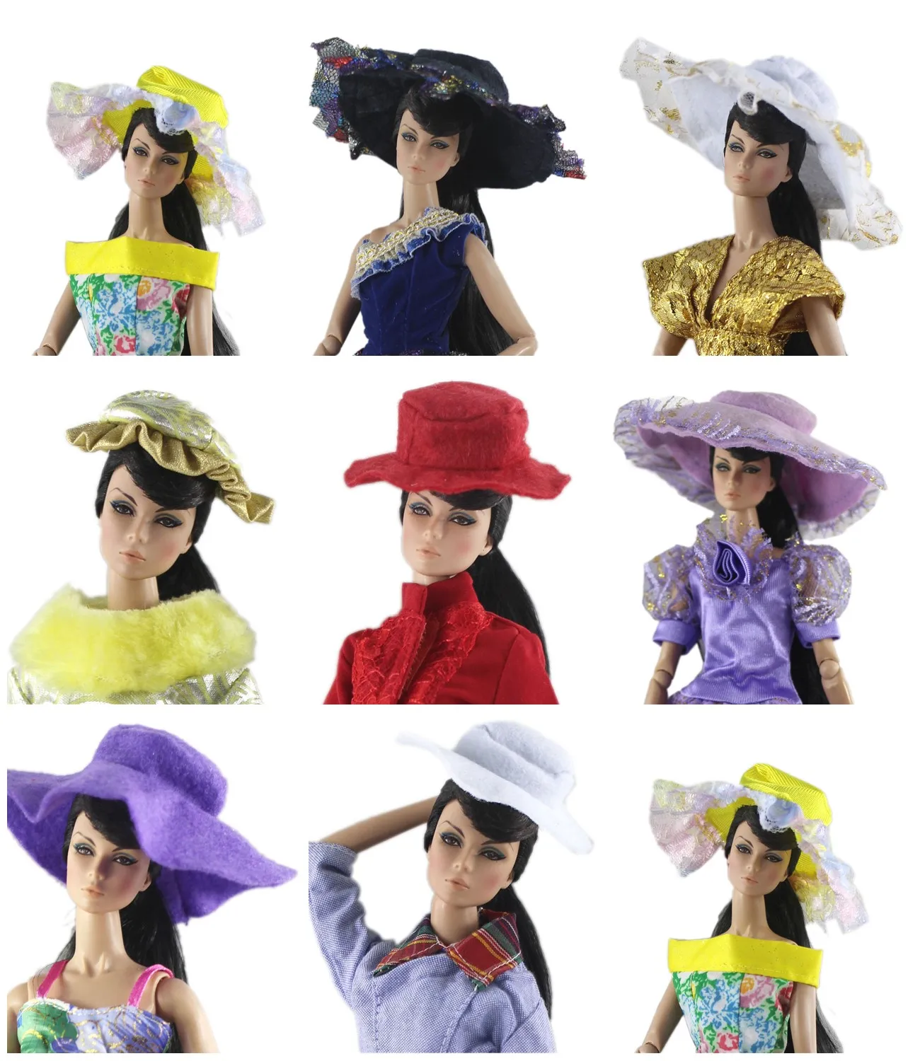

Doll Hat headwear / Doll Accessories for 1/6 barbie xinyi Fr doll / baby doll accessories