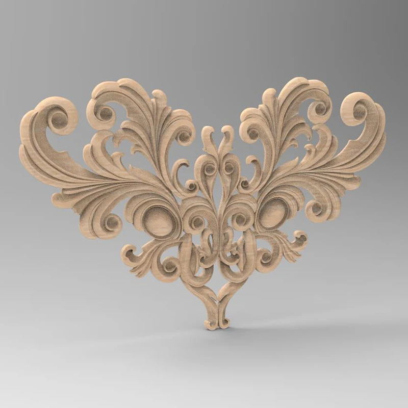 digital file 3d model Butterfly carving flower STL relief models for CNC Artcam Aspire Decors | Wood Router