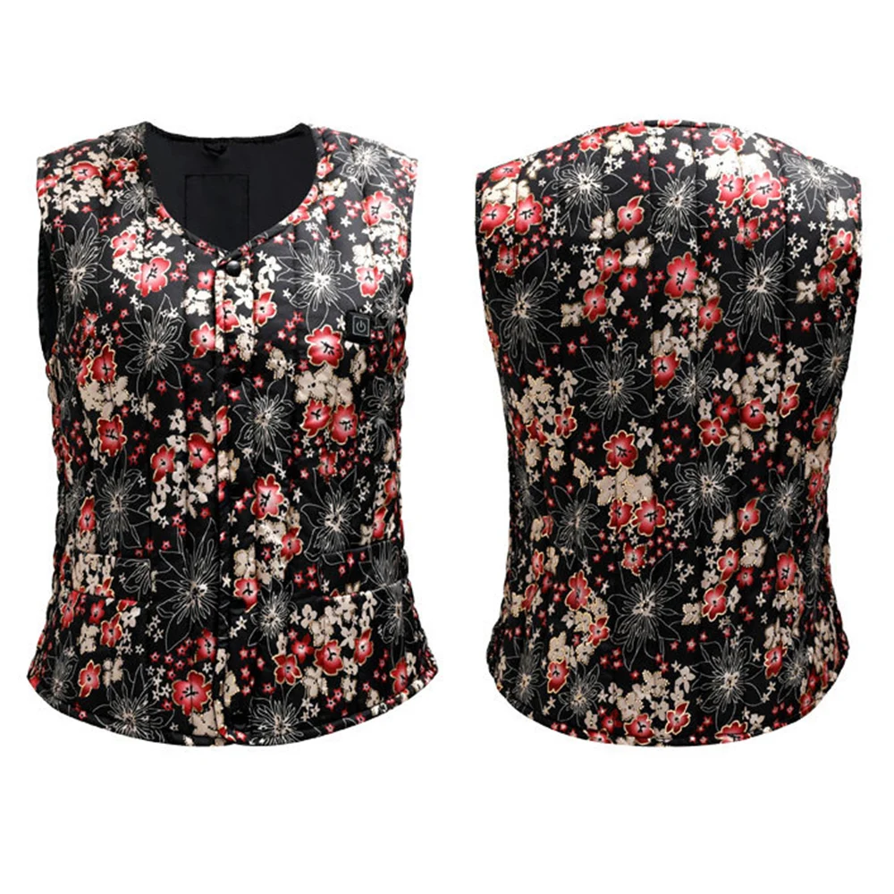 Женский Теплый жилет с электрическим подогревом интеллектуальный 5 шт. уличная