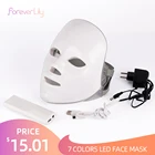 NOBOX-минималистский дизайн 7 цветов Светодиодная маска для лица фотонная терапия против акне удаление морщин омоложение кожи инструменты для ухода за кожей лица