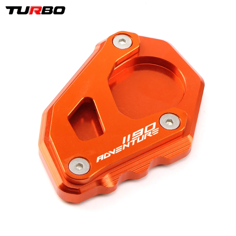 For Motorcycle KTM 1190 adv Adventure CNC Aluminum Foot Side Stand Plate Extension Enlarge Support Pad | Автомобили и мотоциклы